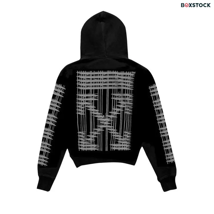 Off-White Diag Indus Slim Zipped Hoodie 'Black / Silver' Fall/Winter 2019