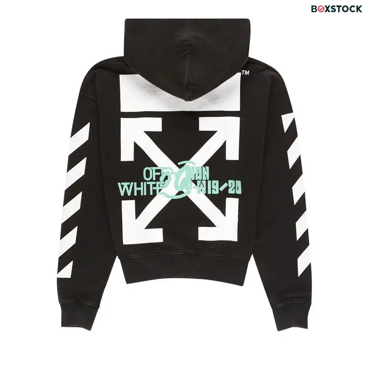 Off-White Diag Waterfall Over Hoodie 'Black / Multicolor' Fall/Winter 2019