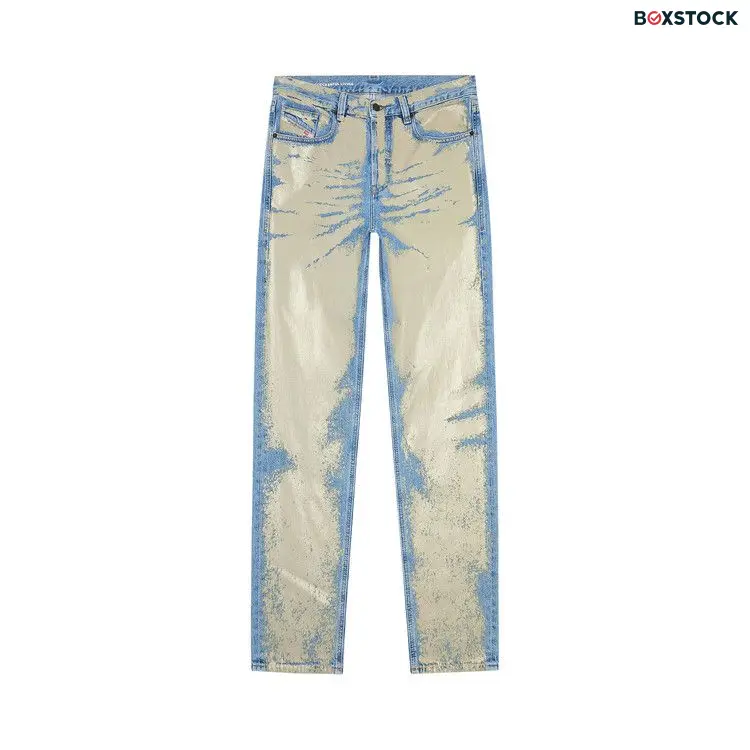 Diesel D-Macs Straight Jeans 'Light Brown' Grey Fall/Winter 2024