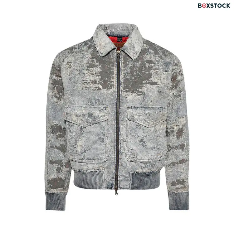 Diesel D-Muddy-FSF Jacket 'Light Blue Denim' Grey Fall/Winter 2024
