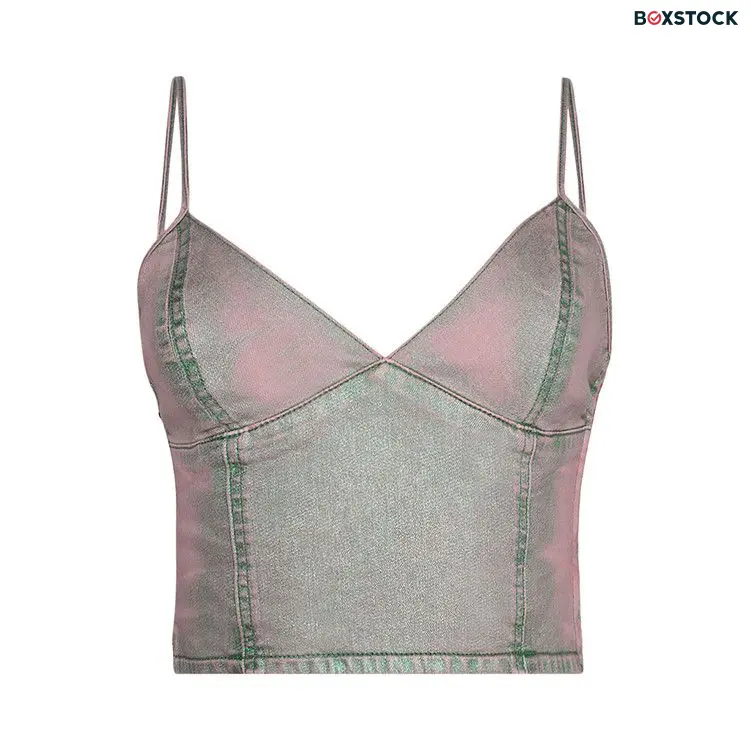 Diesel Fulvy Tank Top 'Green/Pink' Spring/Summer 2024