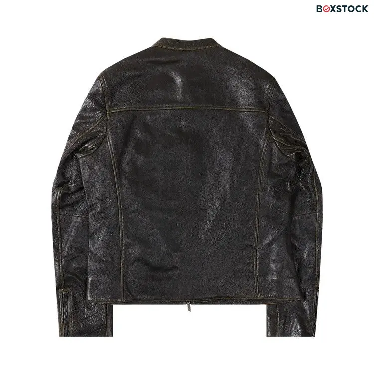 Diesel L-Cobbe Moto Leather Jacket 'Black' Spring/Summer 2024