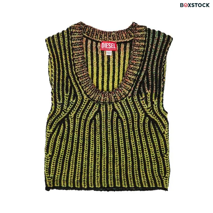 Diesel M-Orkidea Knitted Top 'Bottle Green' Fall/Winter 2024