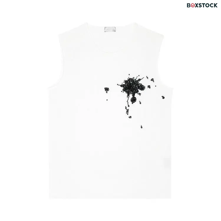 Vintage Dior Homme Bloodwound Tank Top 'White' Spring/Summer 2002