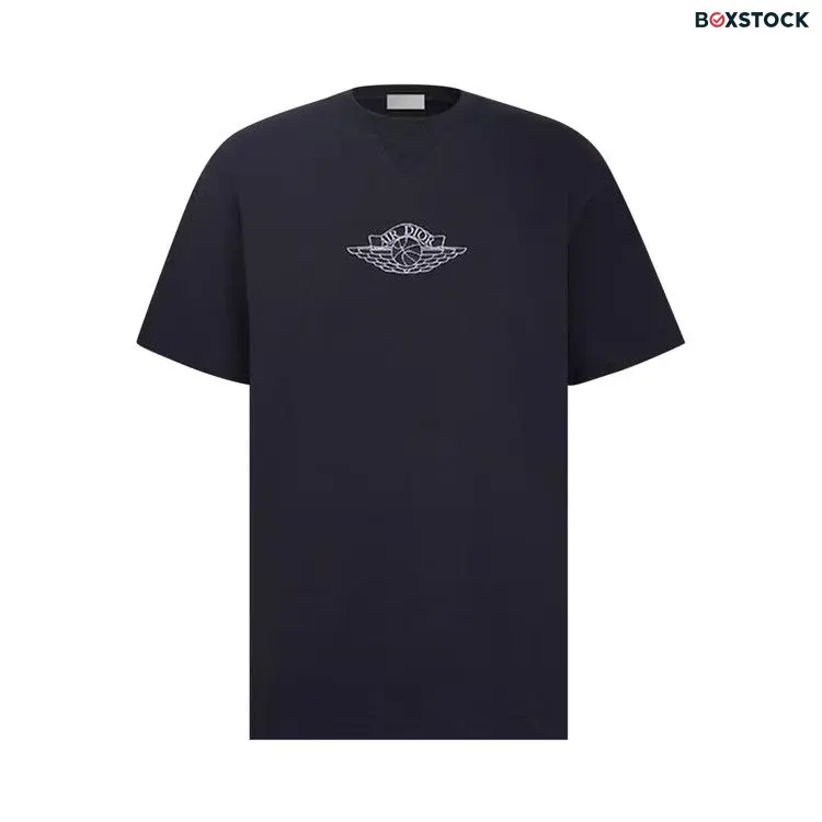 Dior x Air Jordan Wings T-Shirt 'Navy' Blue Spring/Summer 2020