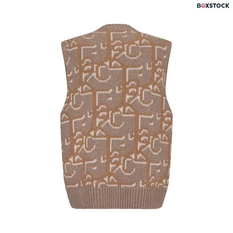 Dior x Cactus Jack Oversized Sleeveless Sweater 'Beige/Brown' Spring/Summer 2022