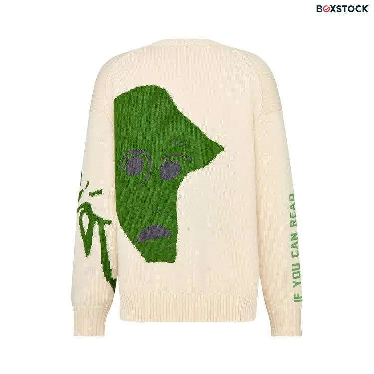 Dior x Cactus Jack Oversized Sweater 'Ecru' Cream Spring/Summer 2022