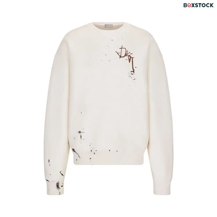 Dior x Cactus Jack Oversized Sweatshirt 'White' Spring/Summer 2022
