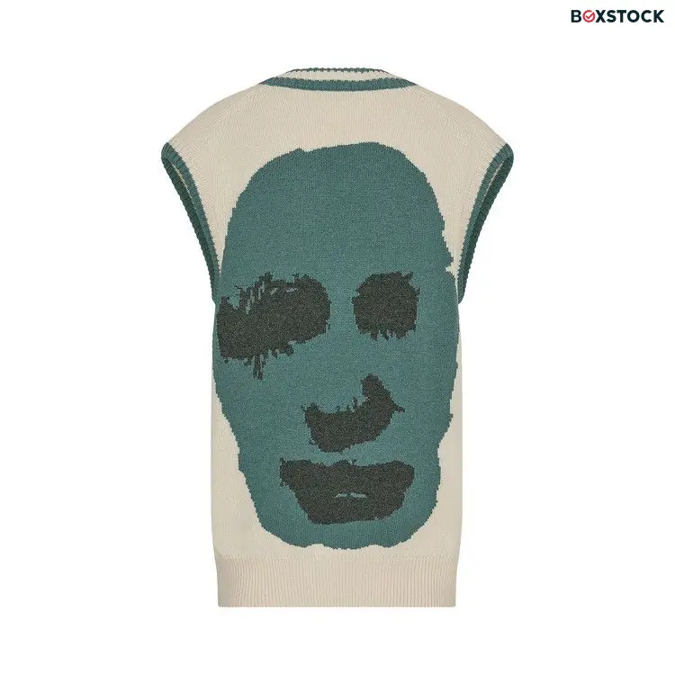 Dior x Cactus Jack Oversized Sleeveless Sweater 'Ecru' Cream Spring/Summer 2022