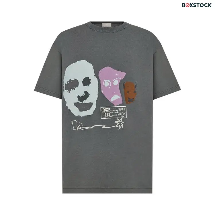 Dior x Cactus Jack Oversized T-Shirt 'Grey' Spring/Summer 2022 283J641B0677-C881