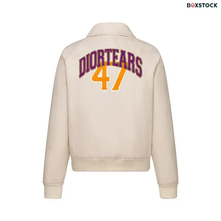 Dior x Denim Tears Zipped Blouson 'White' Cream Fall/Winter 2023 393D493AY525-C082