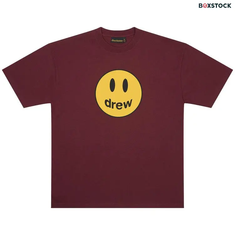 Drew House Mascot Short-Sleeve Tee 'Burgundy' Red Fall/Winter 2022