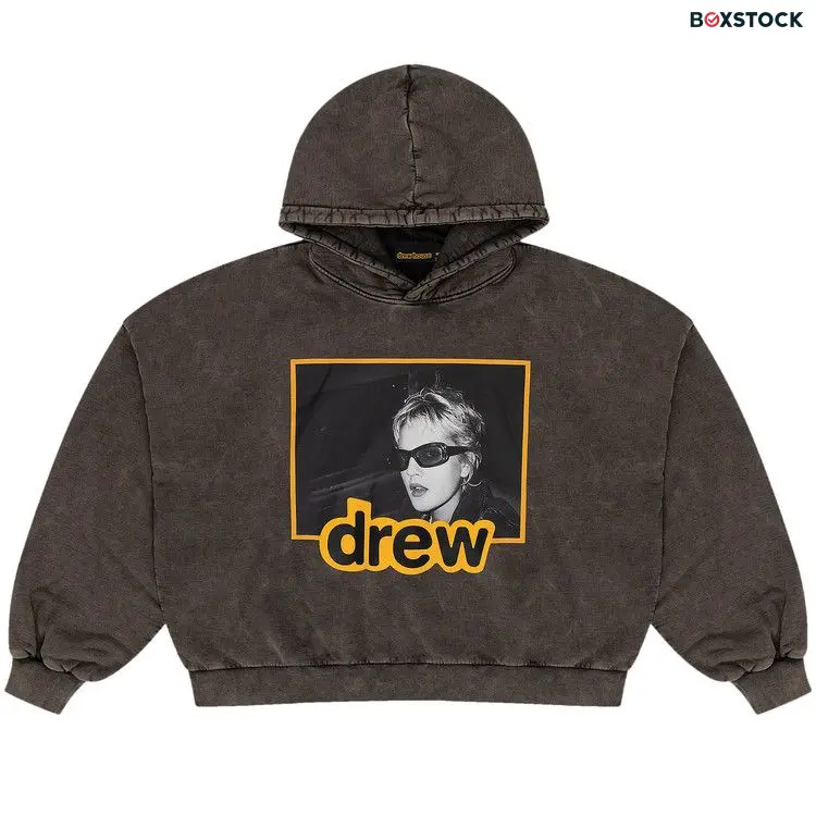 Drew House True Drew Boxy Hoodie 'Vintage Black'
