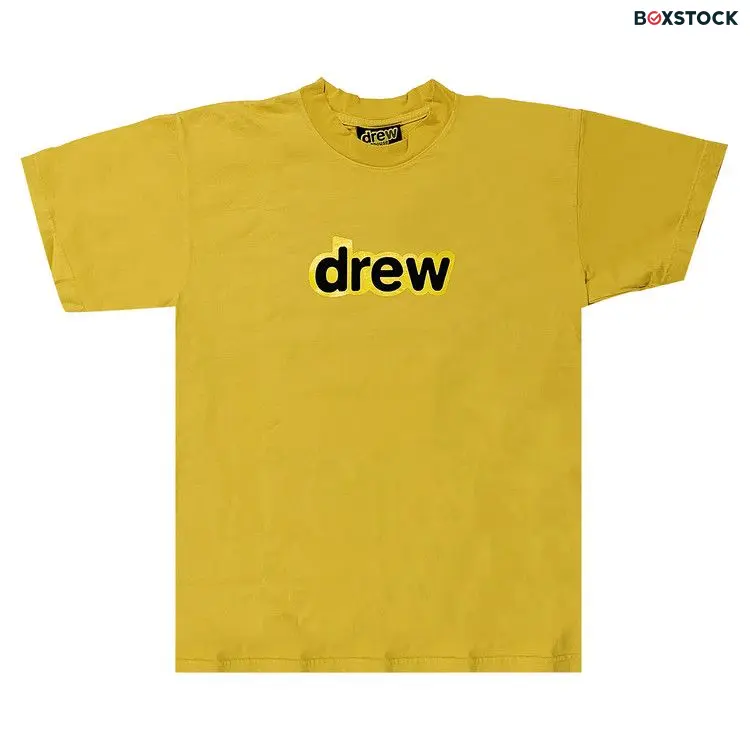 Drew House Secret T-Shirt 'Golden Yellow' Spring/Summer 2020