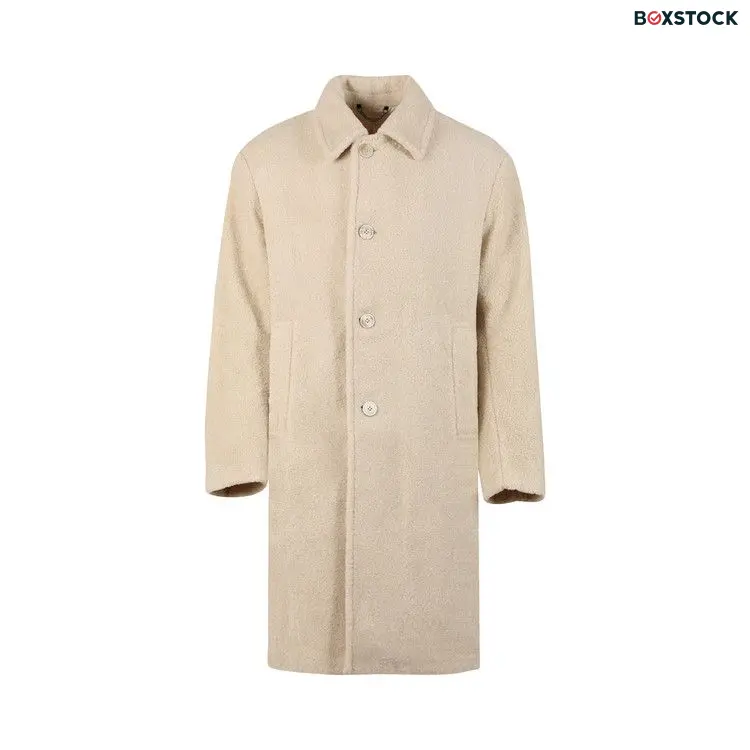 Dries Van Noten Button Up Coat 'Ecru' Cream Fall/Winter 2022