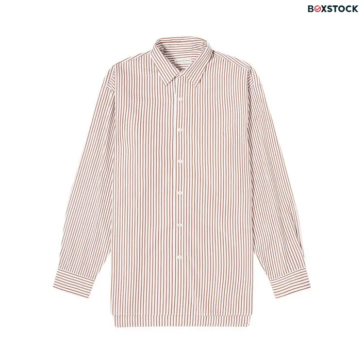 Dries Van Noten Calander Stripe Poplin Shirt 'Brown' Spring/Summer 2024