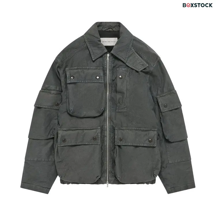 Dries Van Noten Loose Fit Blouson 'Grey' Fall/Winter 2024