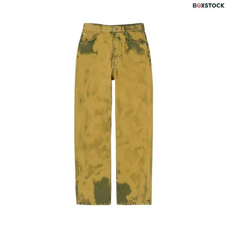 Dries Van Noten Pine Pants 'Lime' Green Spring/Summer 2024