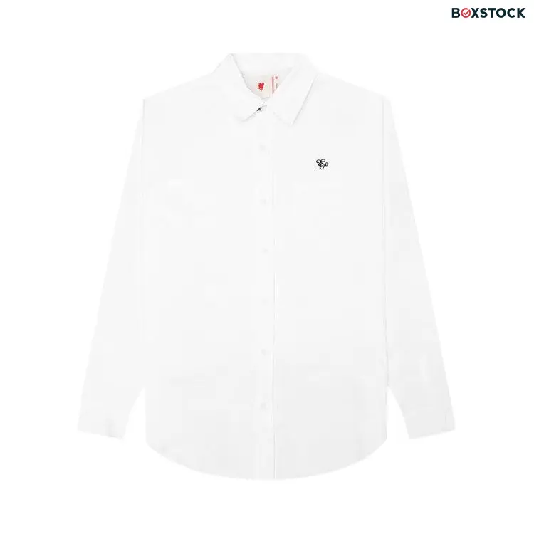 Emotionally Unavailable Airbrush Button Up 'White' Spring/Summer 2023