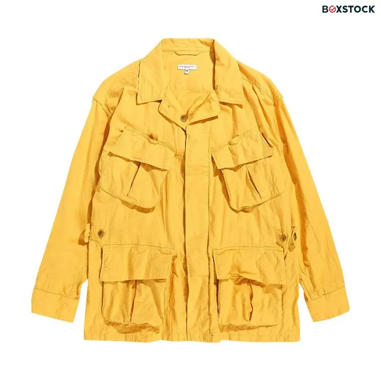 Engineered Garments Sheeting Jungle Fatigue Jacket 'Yellow'