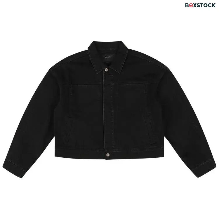 Entire Studios Gem Denim Jacket 'Magnetite' Black Fall/Winter 2024