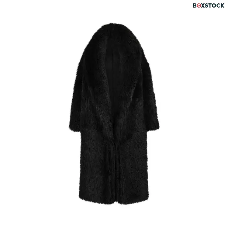 Entire Studios Vast Fur Coat 'Black' Fall/Winter 2024