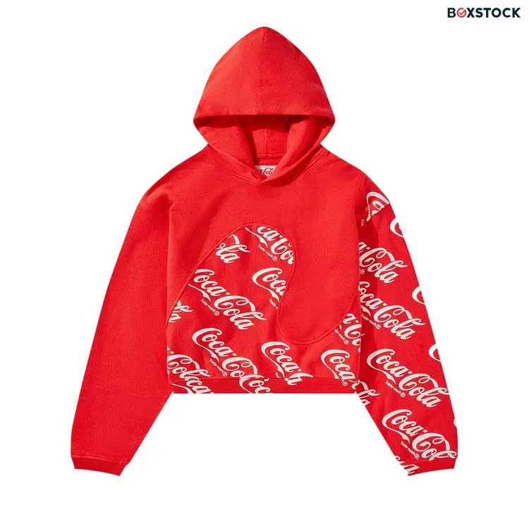 ERL Coca Cola Swirl Hoodie 'Red' Spring/Summer 2024