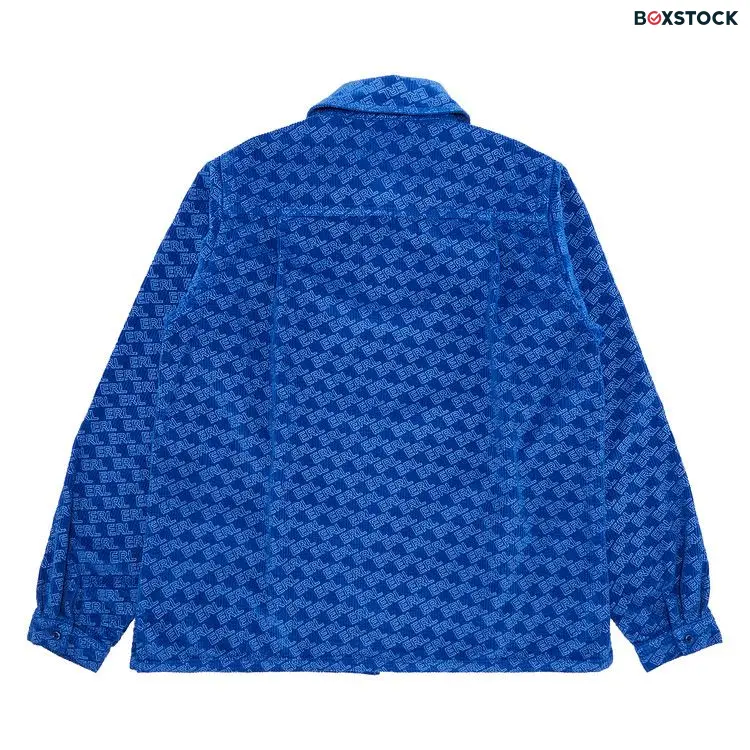 ERL Corduroy Embossed Shirt 'Blue' Fall/Winter 2022