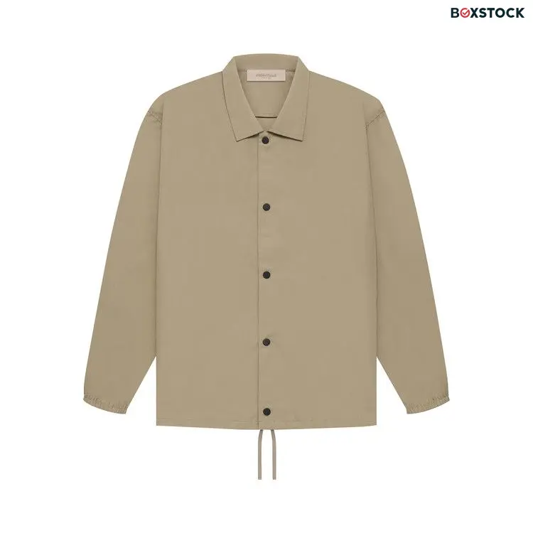 Fear of God Essentials 1977 Coaches Jacket 'Oak' Green Spring/Summer 2022