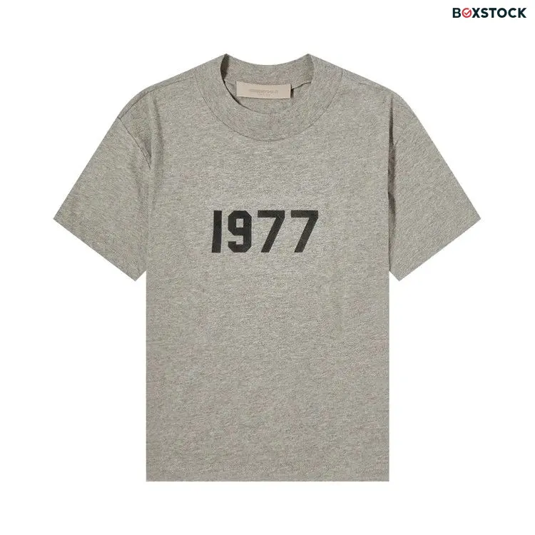 Fear of God Essentials 1977 T-Shirt 'Dark Oatmeal' Grey