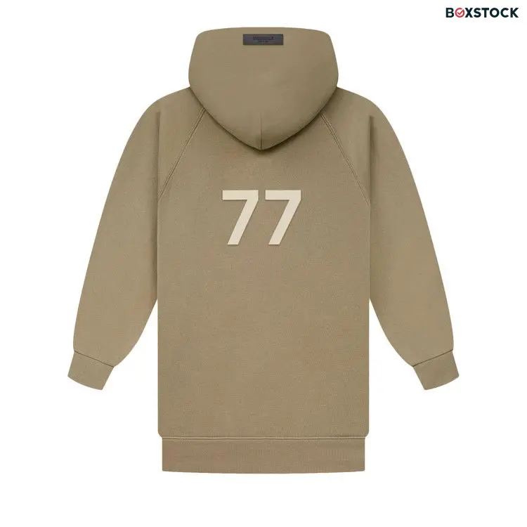 Fear of God Essentials 3/4 Sleeve Hoodie 'Oak' Brown Fall/Winter 2022