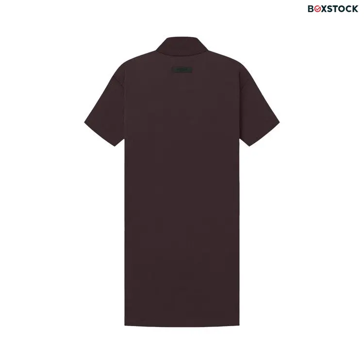 Fear of God Essentials 3/4 T-Shirt Dress 'Plum' Brown Spring/Summer 2023