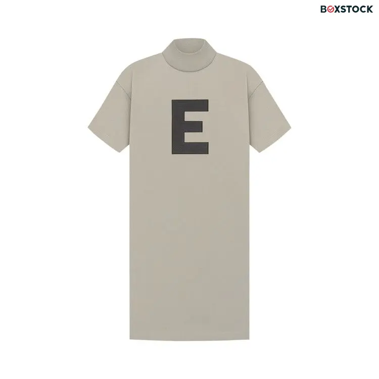 Fear of God Essentials 3/4 T-Shirt Dress 'Seal' Grey Spring/Summer 2023