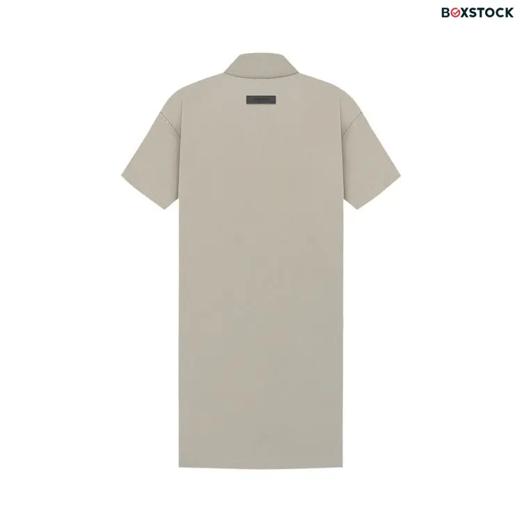 Fear of God Essentials 3/4 T-Shirt Dress 'Seal' Grey Spring/Summer 2023