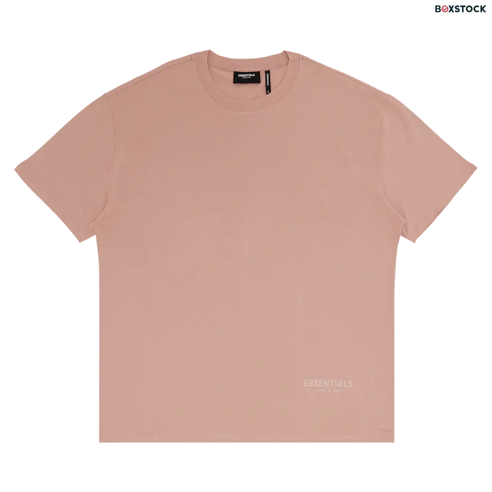 Fear of God Essentials 3M Logo Boxy T-Shirt 'Blush' Pink Fall/Winter 2019