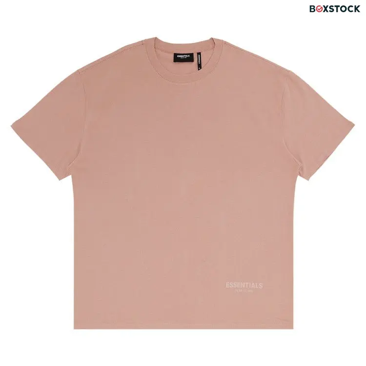 Fear of God Essentials 3M Logo Boxy T-Shirt 'Blush' Pink Fall/Winter 2019