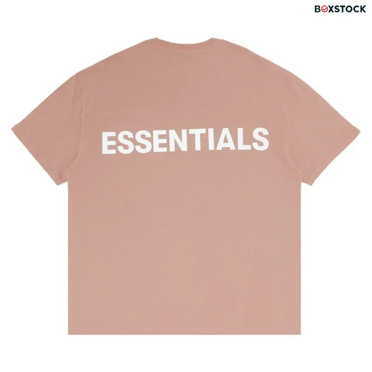 Fear of God Essentials 3M Logo Boxy T-Shirt 'Blush' Pink Fall/Winter 2019