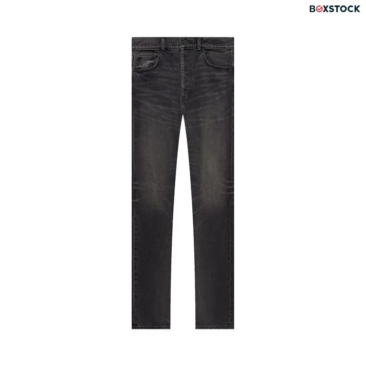 Fear of God Essentials 5 Pocket Jean 'Black' Spring/Summer 2022