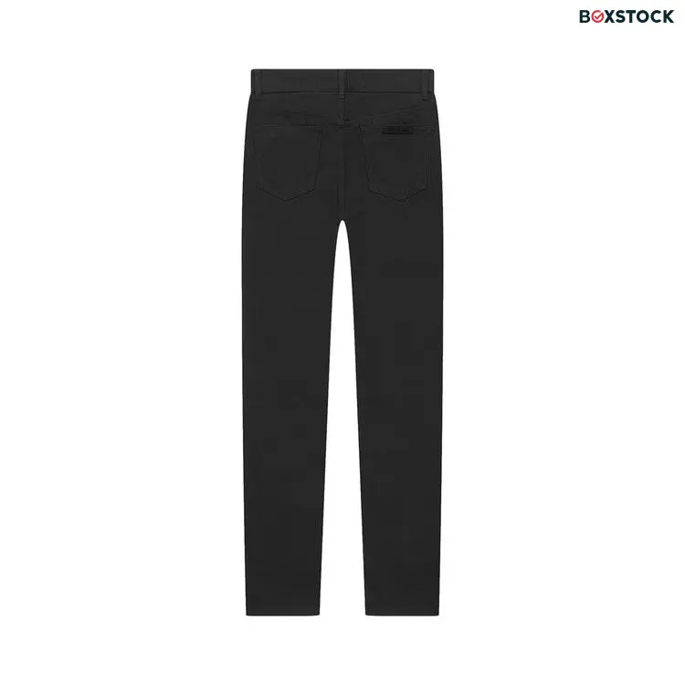 Fear of God Essentials 5 Pocket Jean 'Black' Spring/Summer 2023