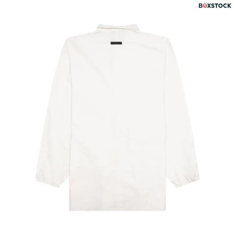 Fear of God Essentials Button Down Shirt 'Cloud Dancer' Brown Fall/Winter 2023
