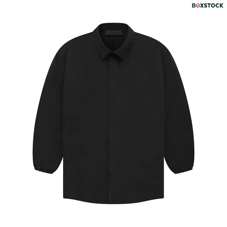 Fear of God Essentials Button Down Shirt 'Black' Spring/Summer 2023