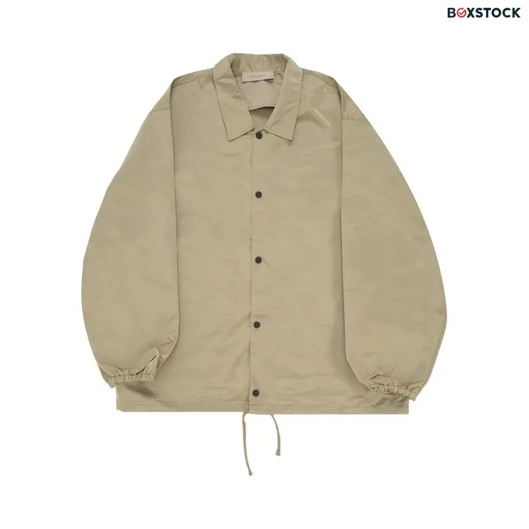 Fear of God Essentials Coaches Jacket 'Oak' Green Spring/Summer 2022