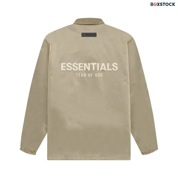 Fear of God Essentials Coaches Jacket 'Oak' Green Spring/Summer 2022