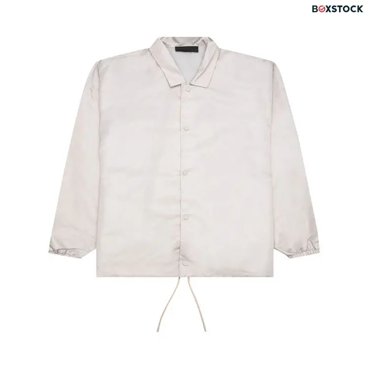 Fear of God Essentials Coaches Jacket 'Silver Cloud' Grey Fall/Winter 2023