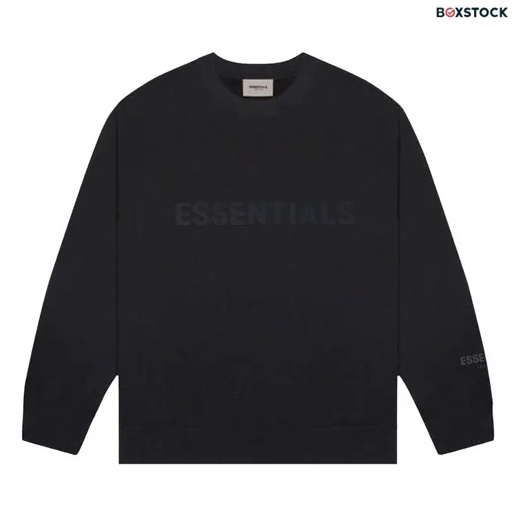 Fear of God Essentials Crewneck Sweatshirt 'Black' Spring/Summer 2020