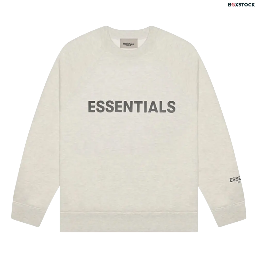 Fear of God Essentials Crewneck Sweatshirt 'Oatmeal' Grey Spring/Summer 2020