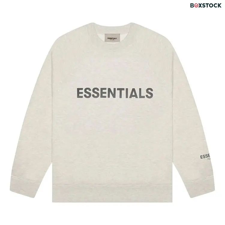 Fear of God Essentials Crewneck Sweatshirt 'Oatmeal' Grey Spring/Summer 2020