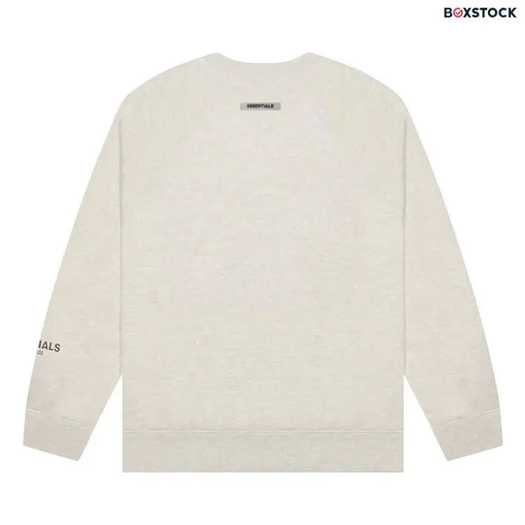 Fear of God Essentials Crewneck Sweatshirt 'Oatmeal' Grey Spring/Summer 2020