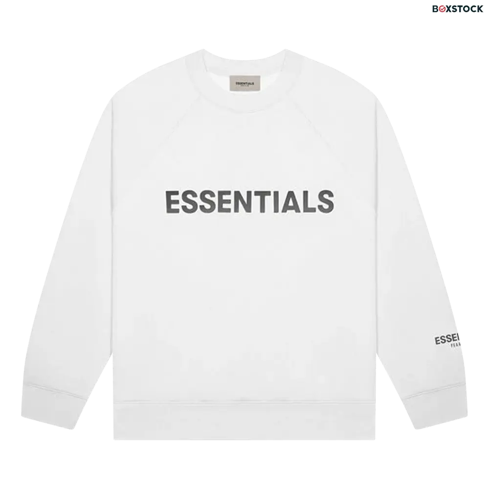 Fear of God Essentials Crewneck Sweatshirt 'White' Spring/Summer 2020