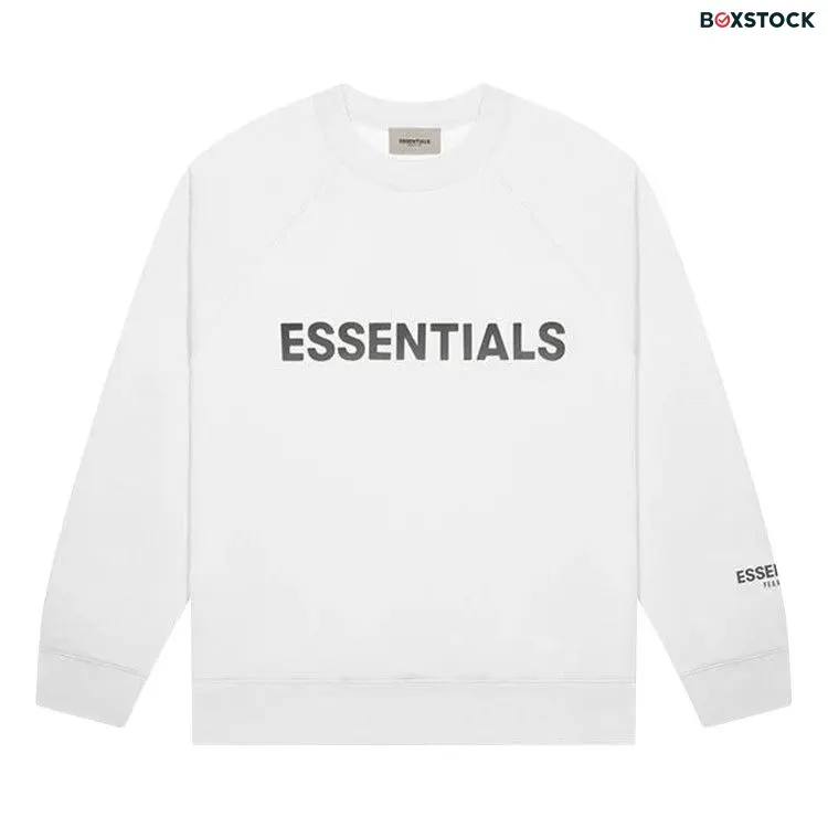 Fear of God Essentials Crewneck Sweatshirt 'White' Spring/Summer 2020